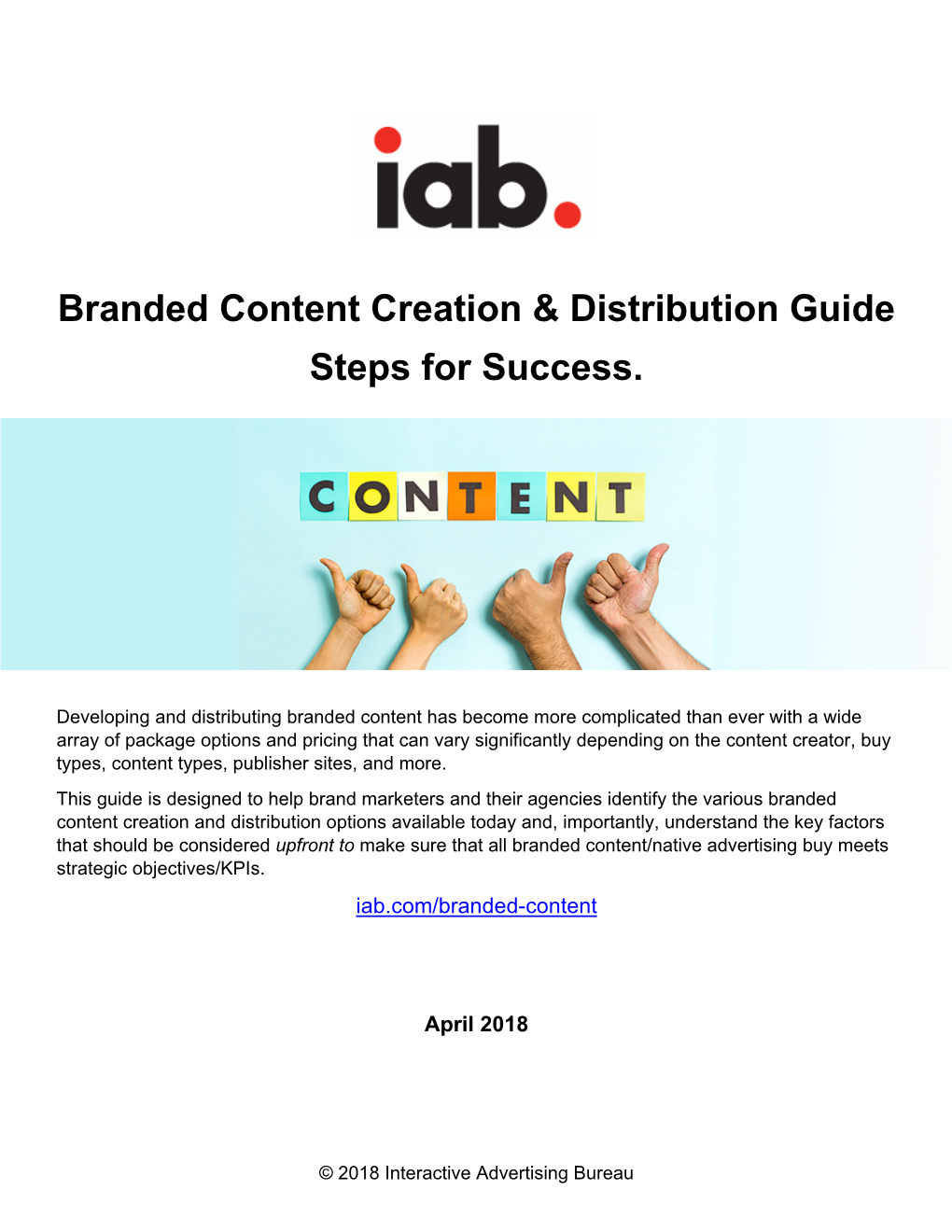 Branded Content Creation & Distribution Guide