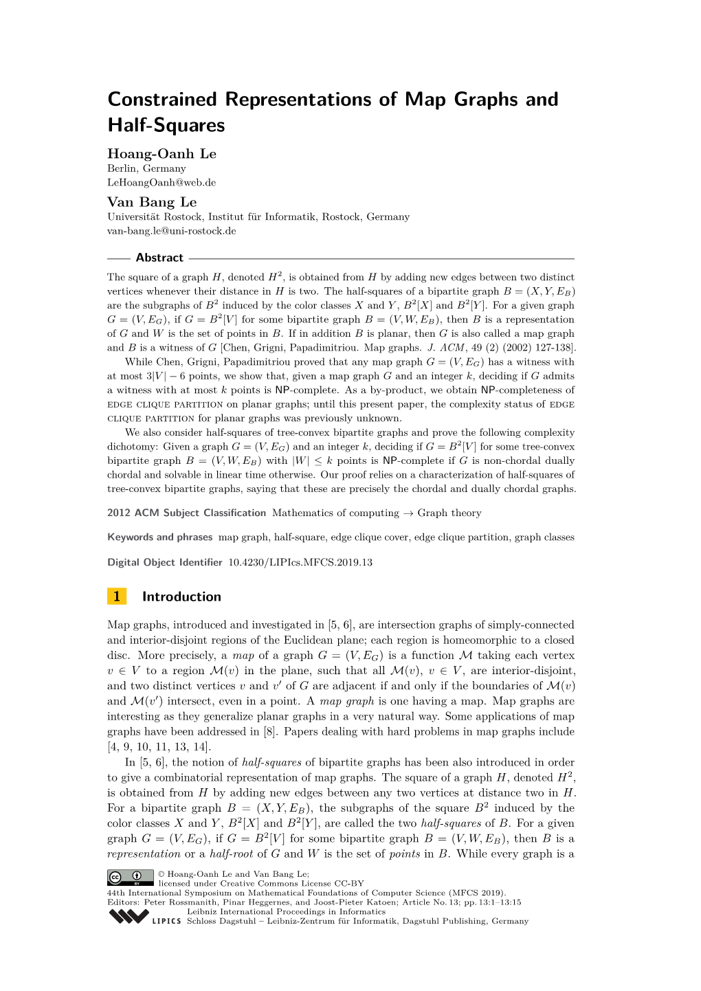 Constrained Representations of Map Graphs and Half-Squares