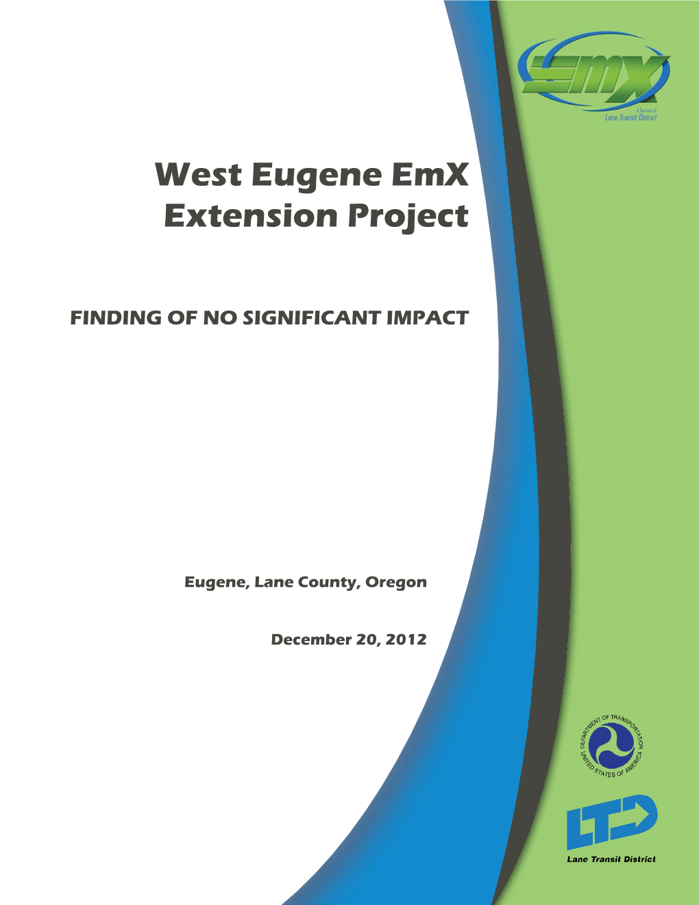 West Eugene Emx Extension Project