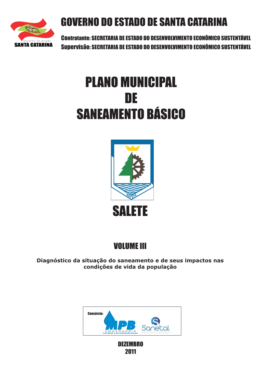 Plano Municipal De Saneamento Básico Salete