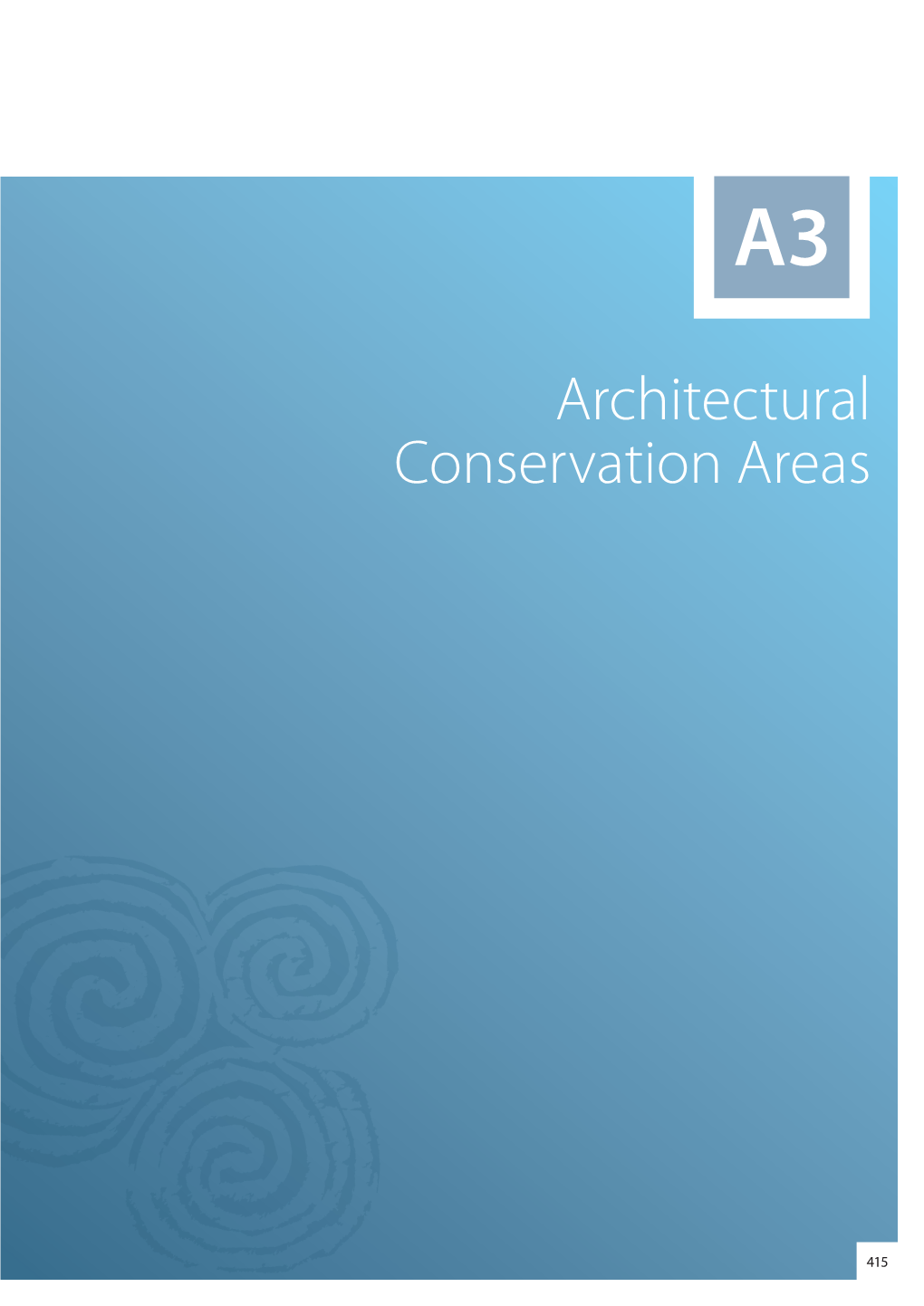 Architectural Conservation Areas