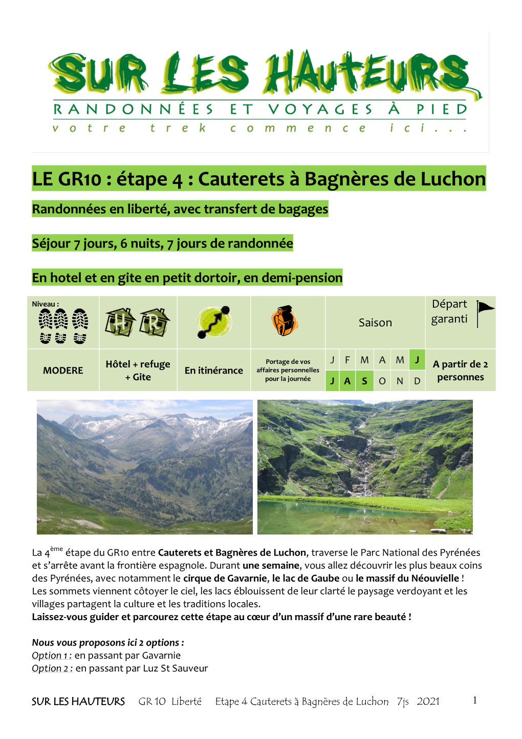 LE GR10 : Étape 4 : Cauterets À Bagnères De Luchon