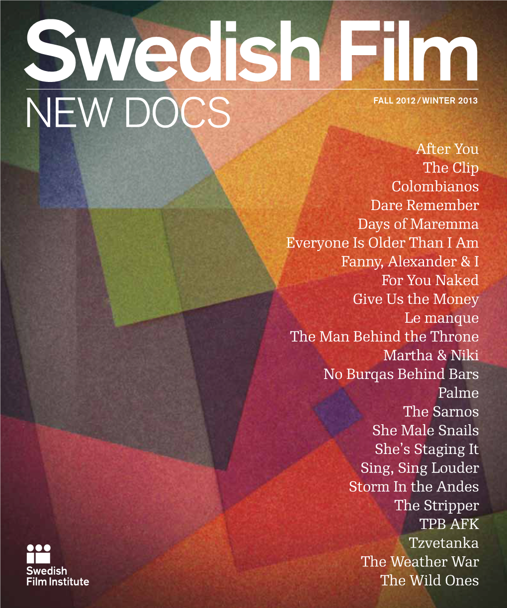 Swedish Film New Docs #3 2012