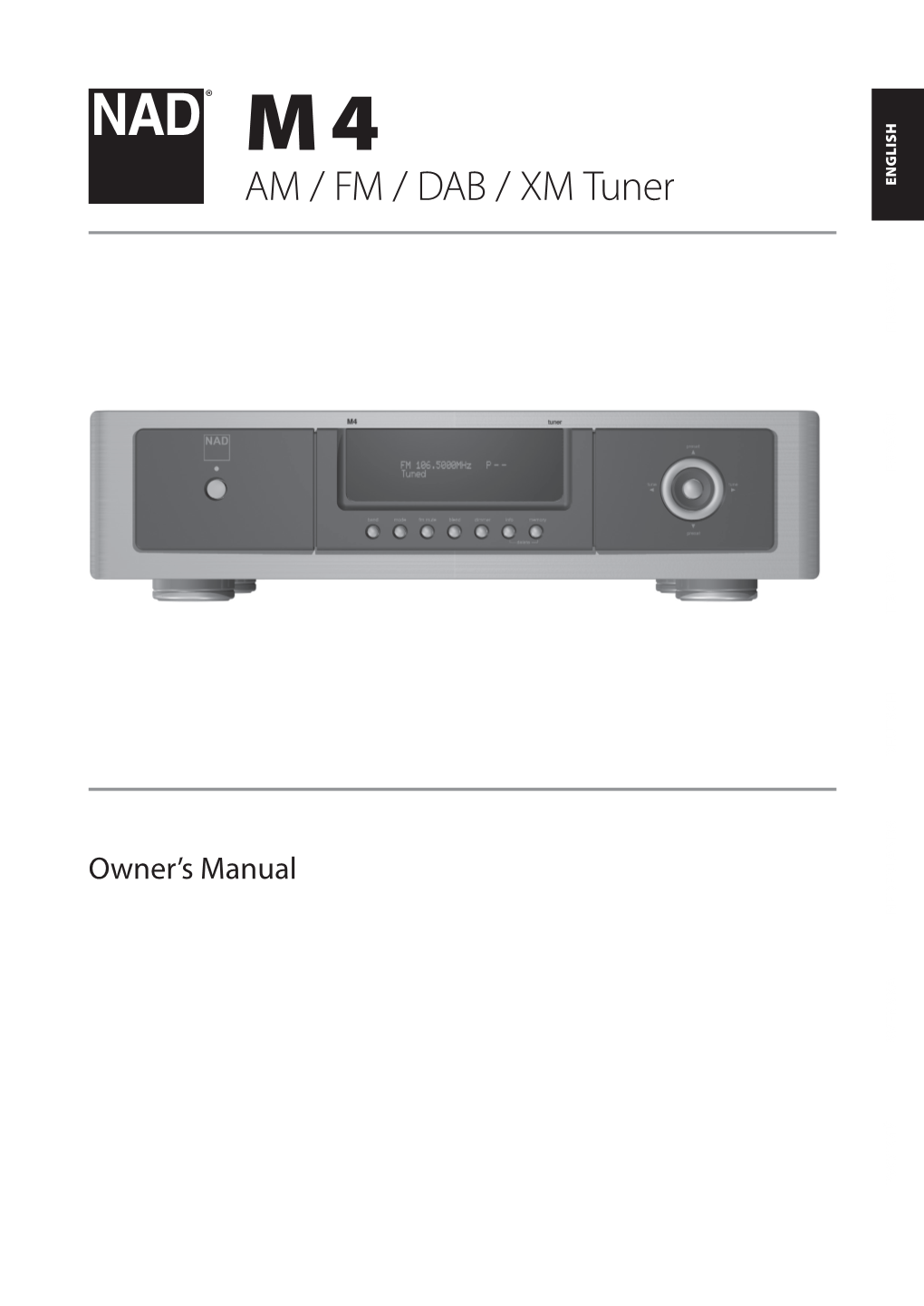 AM / FM / DAB / XM Tuner