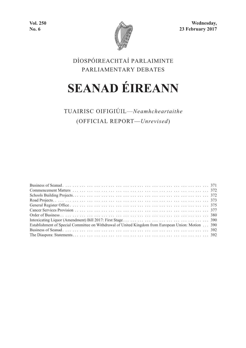 Seanad Éireann