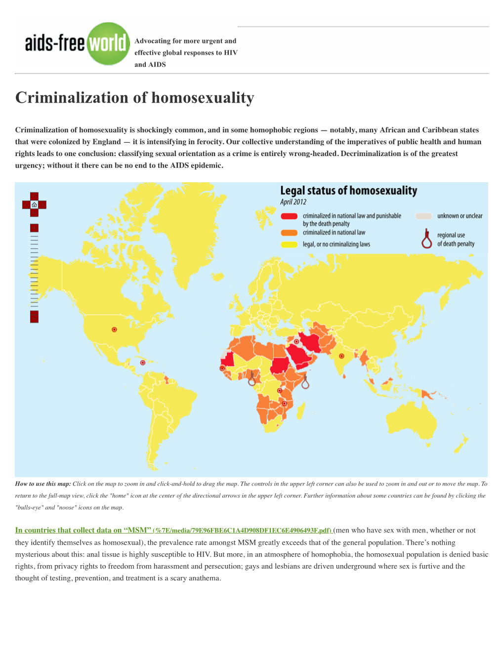 Criminalization of Homosexuality