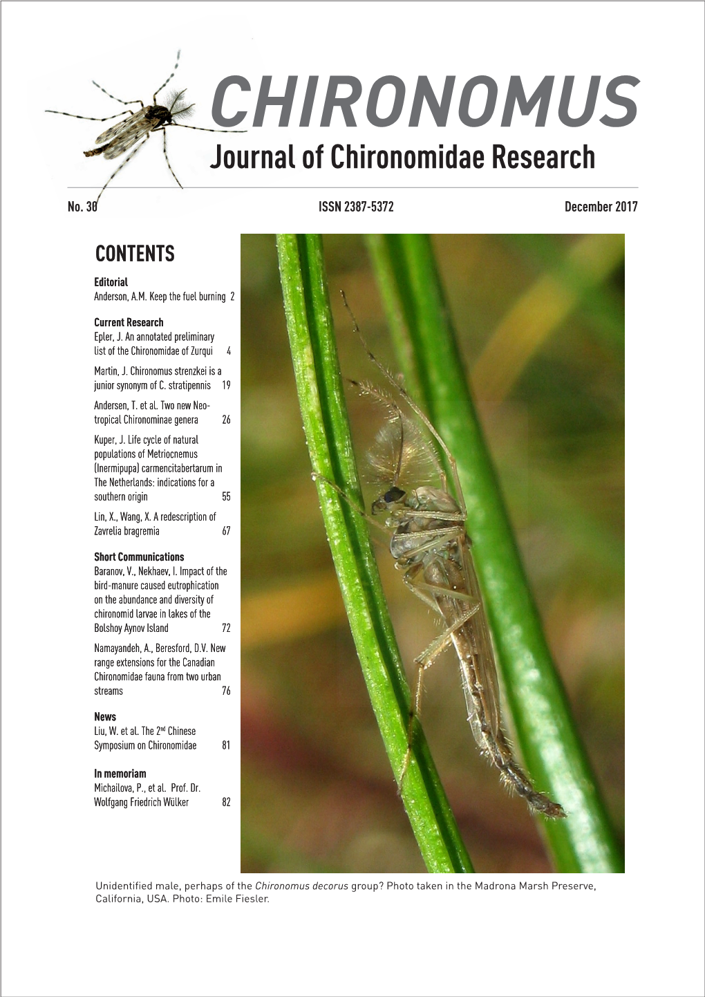 Chironomus Frontpage No 28