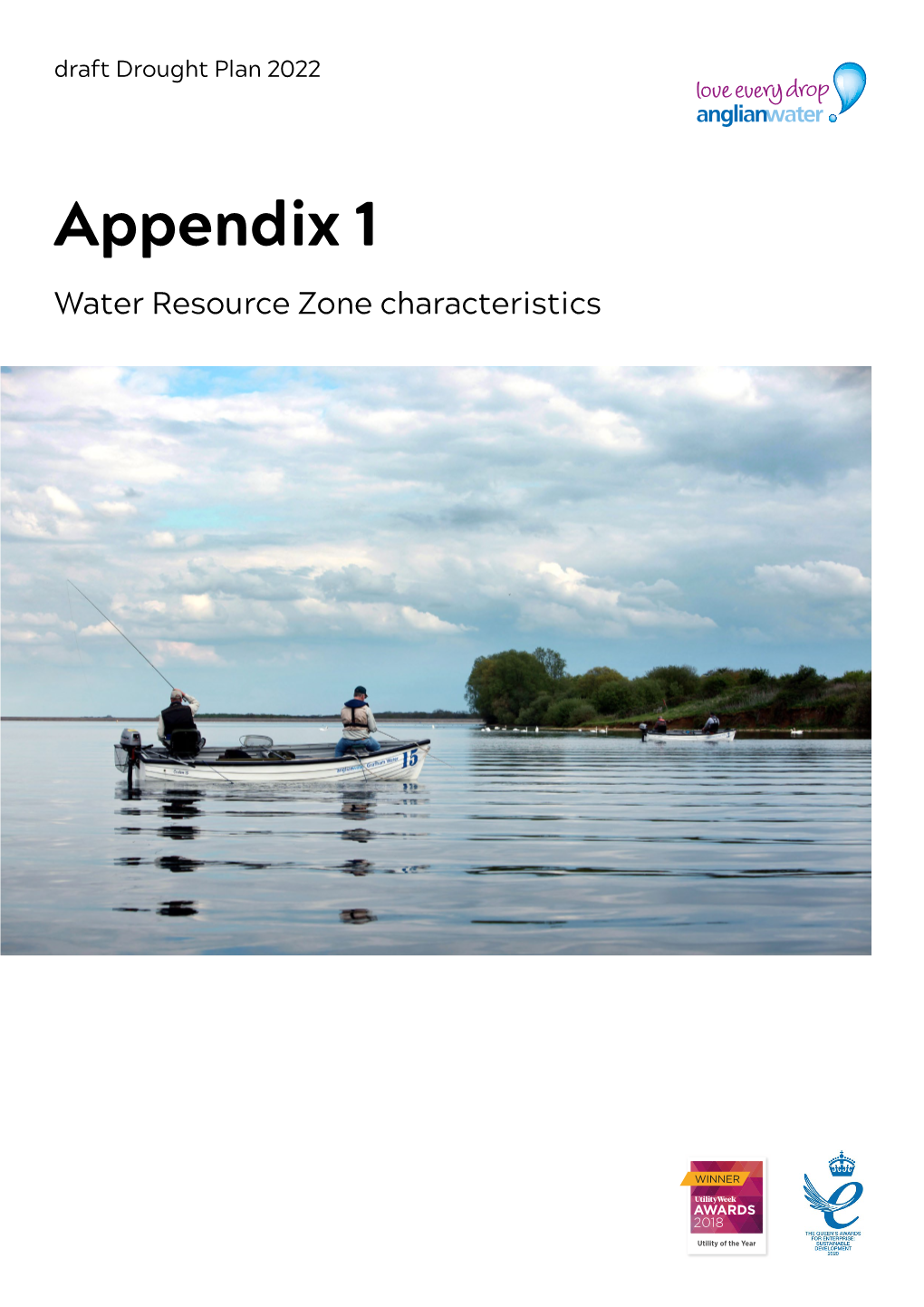Appendix 1 Water Resource Zone Characteristics Contents