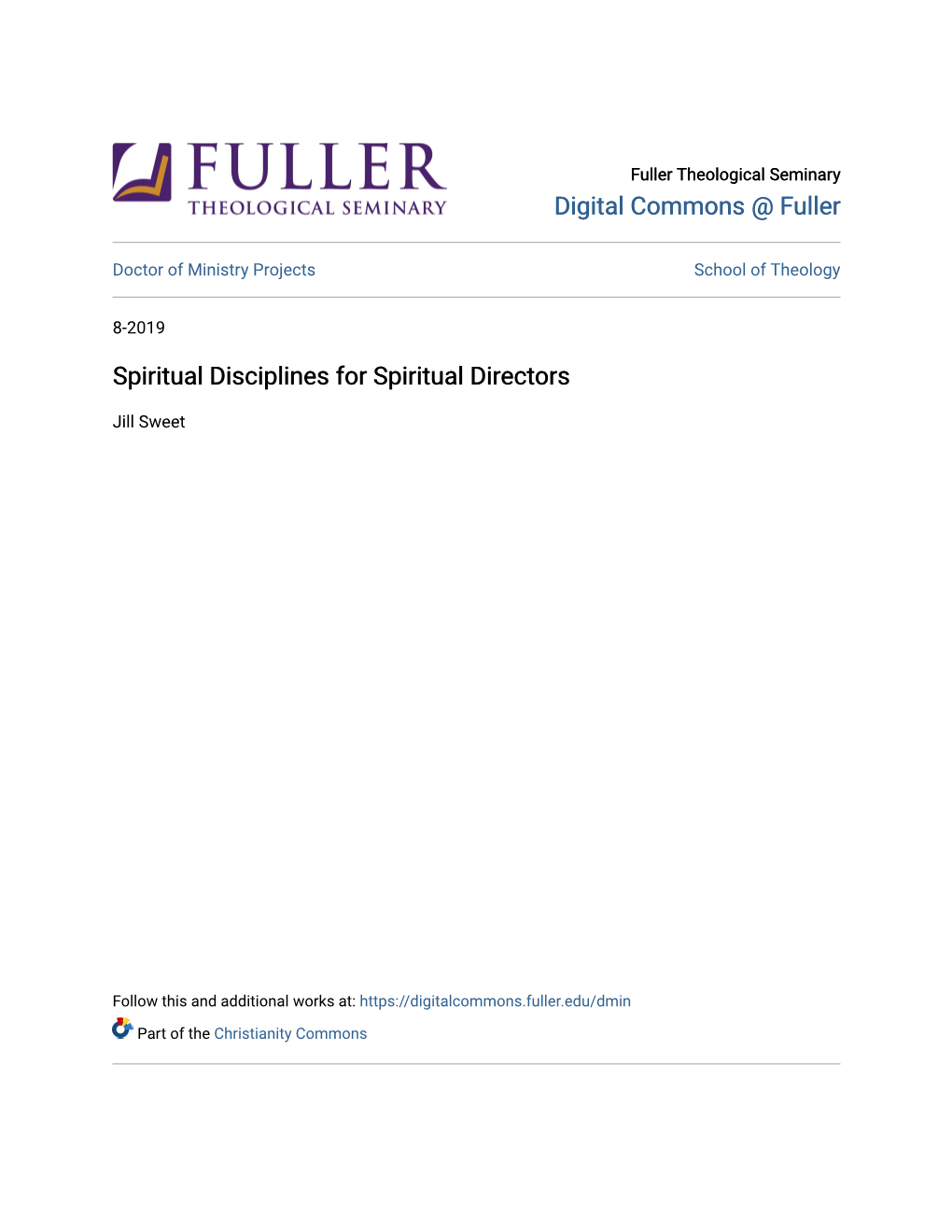 Spiritual Disciplines for Spiritual Directors