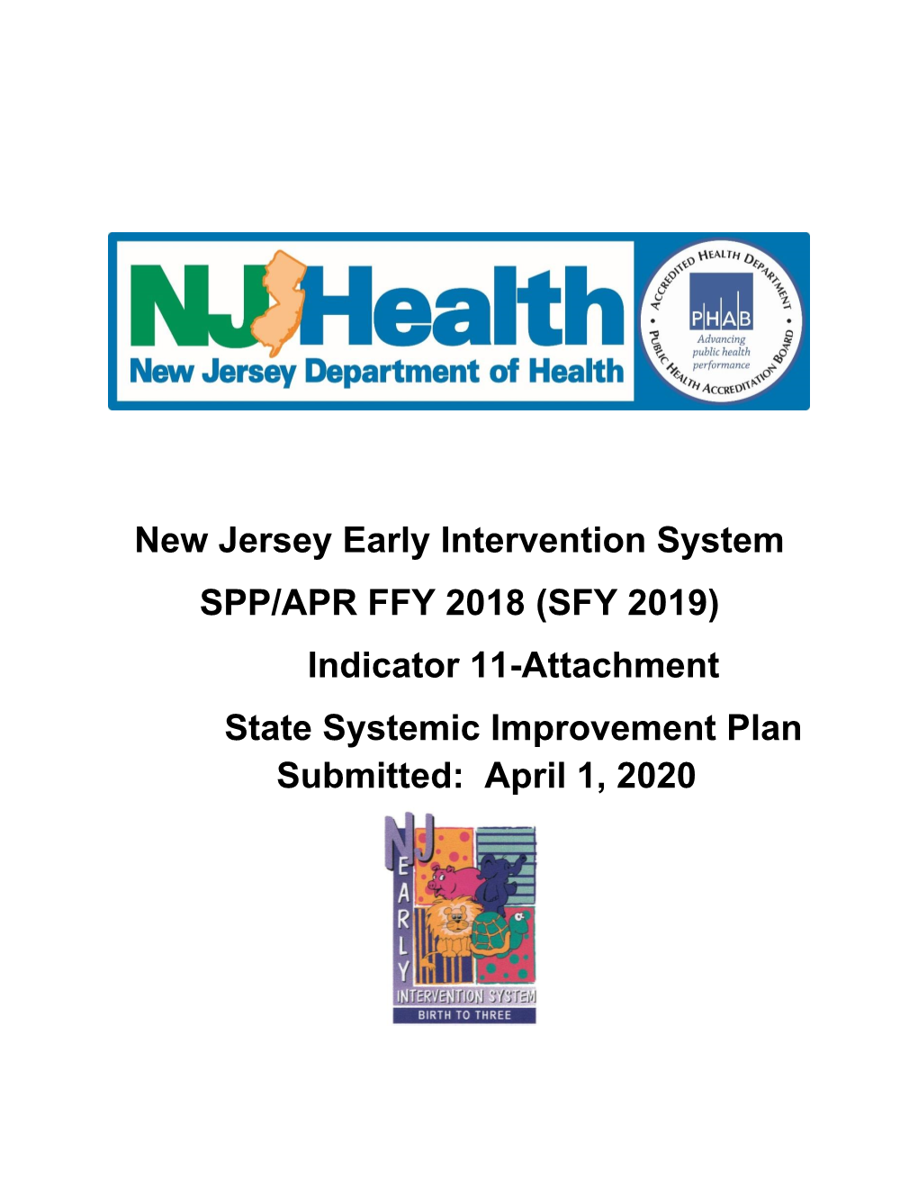 State Systemic Improvement Plan – FFY 2018