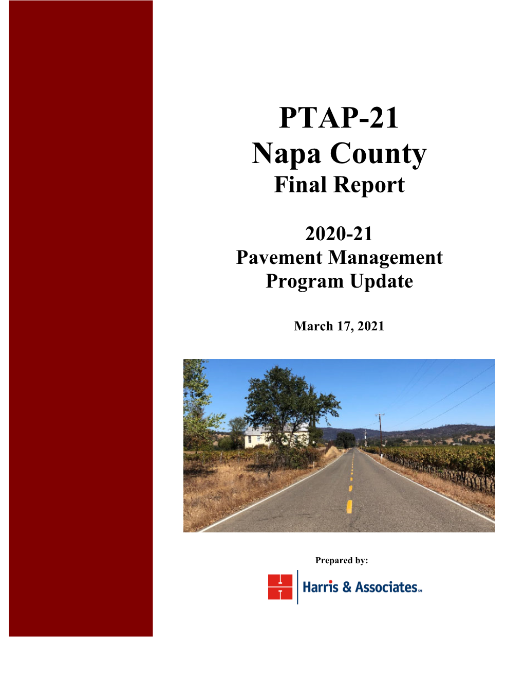 PW Pavement Management Program Report