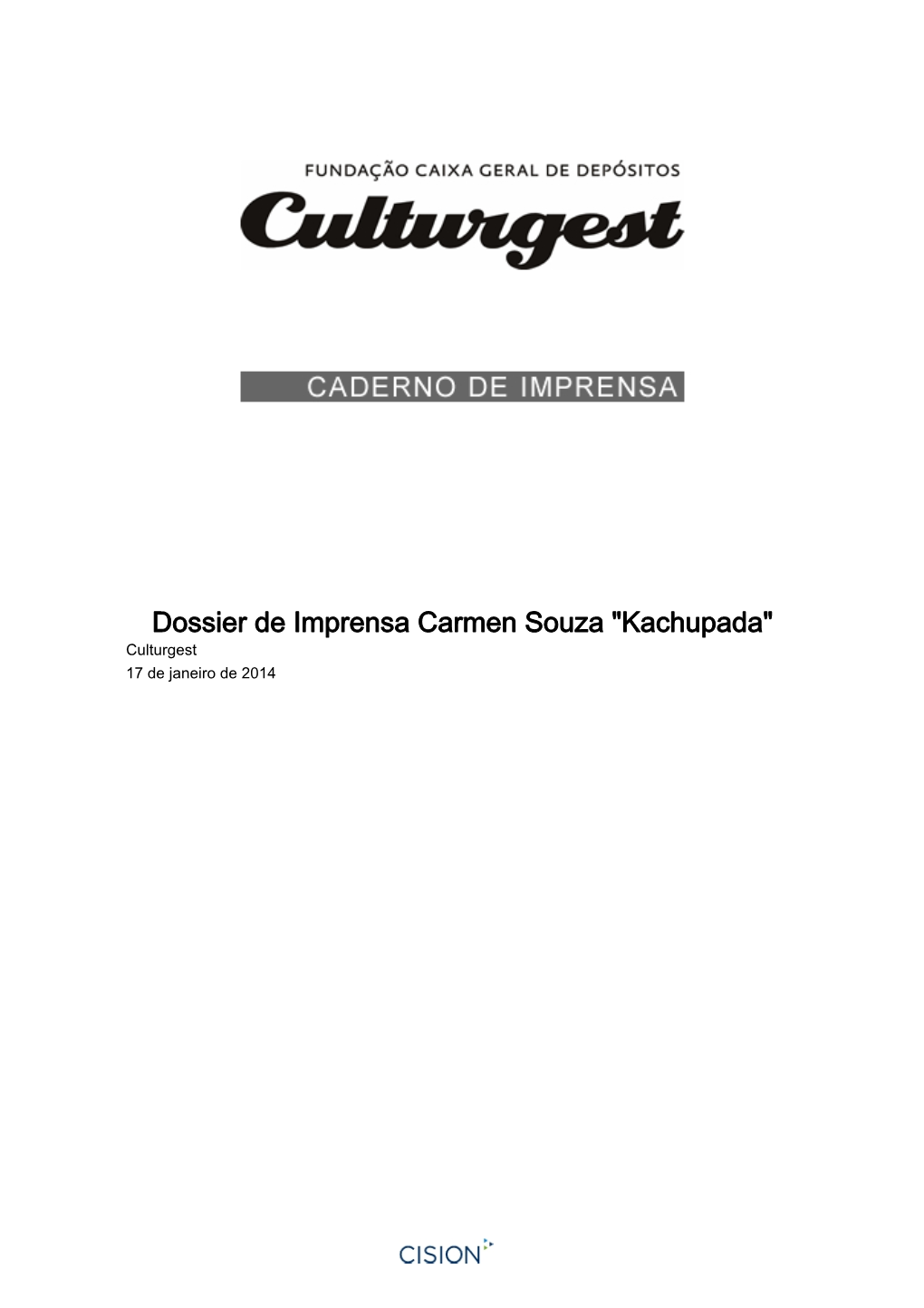 Dossier De Imprensa Carmen Souza 