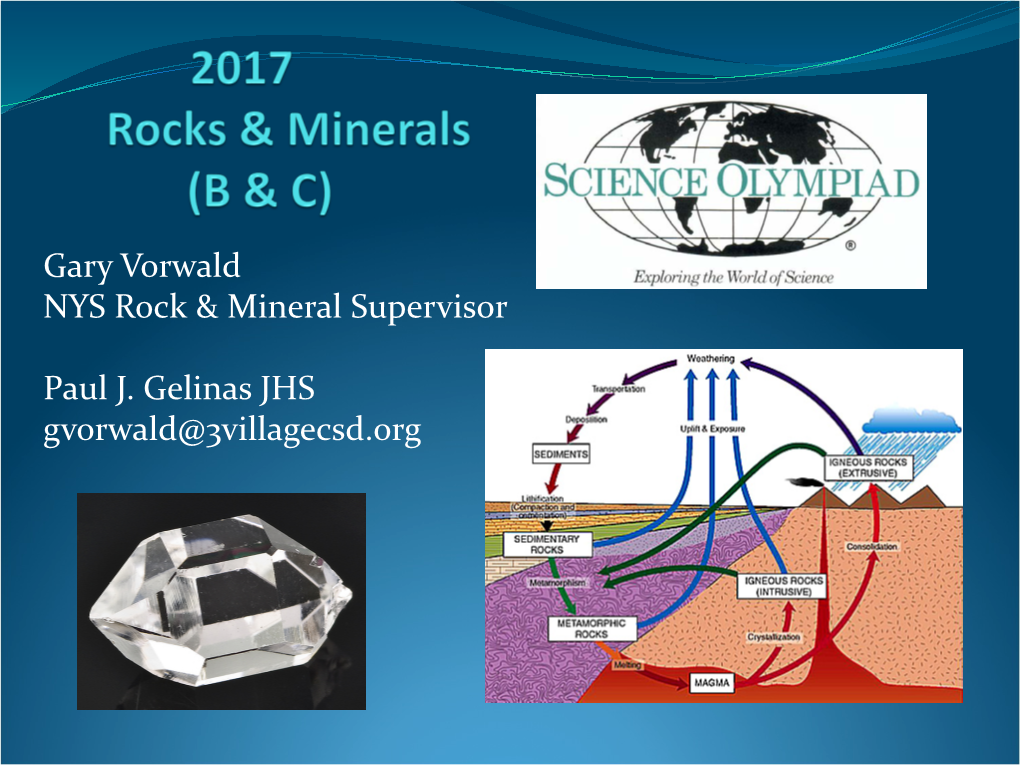 Rocks and Minerals in This Station-Based Event