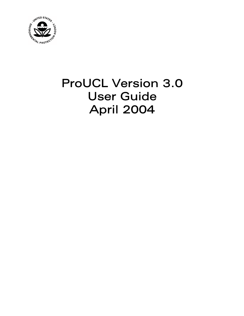 User Guide April 2004 EPA/600/R04/079 April 2004