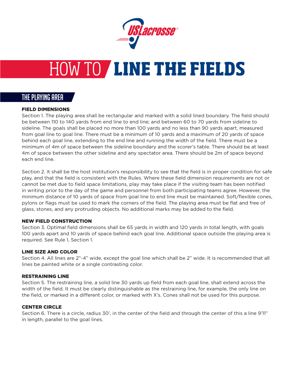 How to Line the Fields