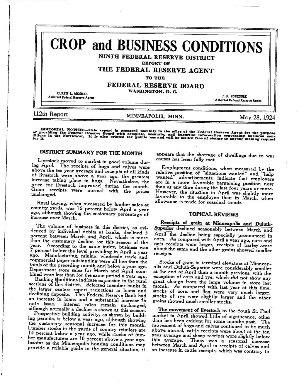 CROP and BUSINESSCONDITIONS