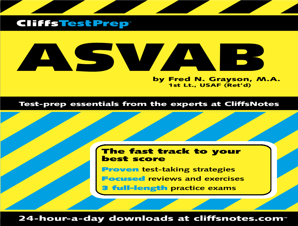 Cliffstestprep ASVAB