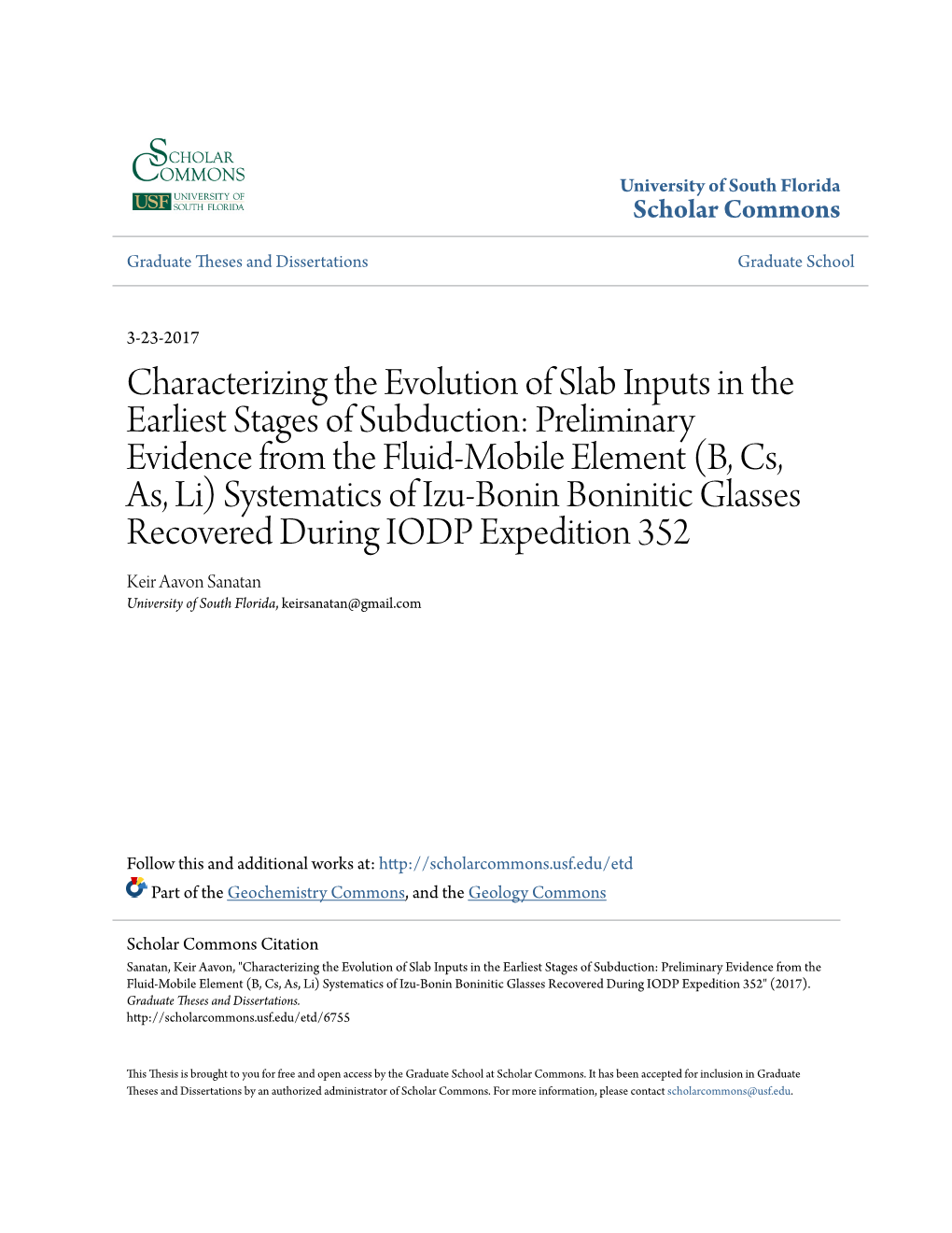 Characterizing the Evolution of Slab Inputs