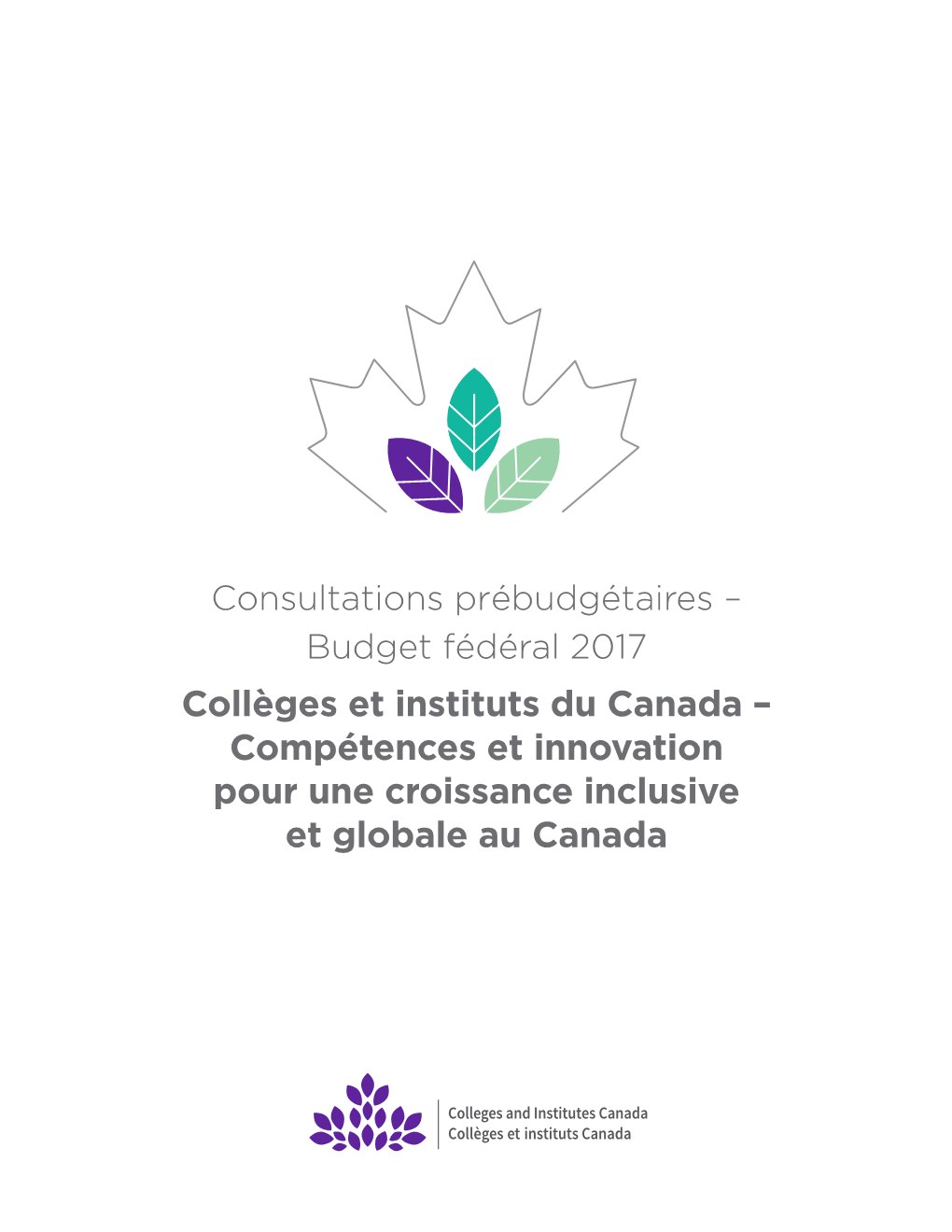 Collèges Et Instituts Du Canada – Compétences Et Innovation Pour