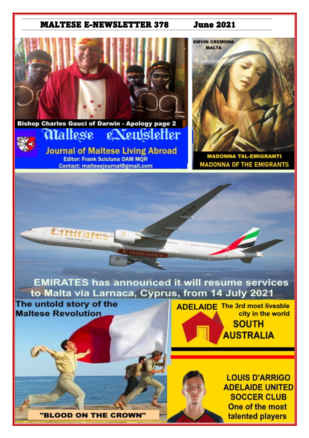 MALTESE E-NEWSLETTER 378 June 2021 1