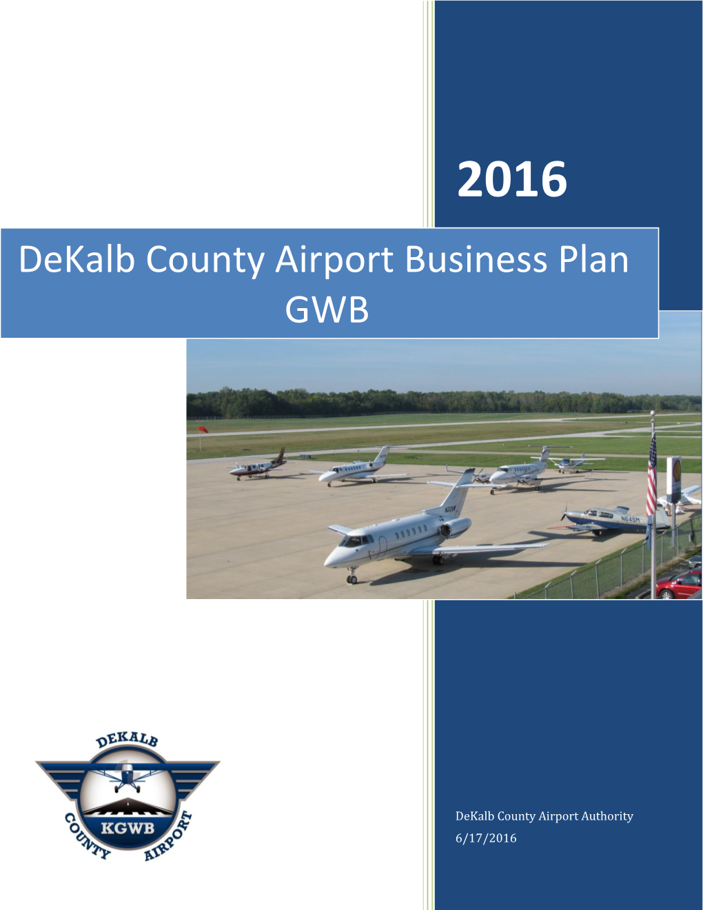 Dekalb County Airport Business Plan GWB