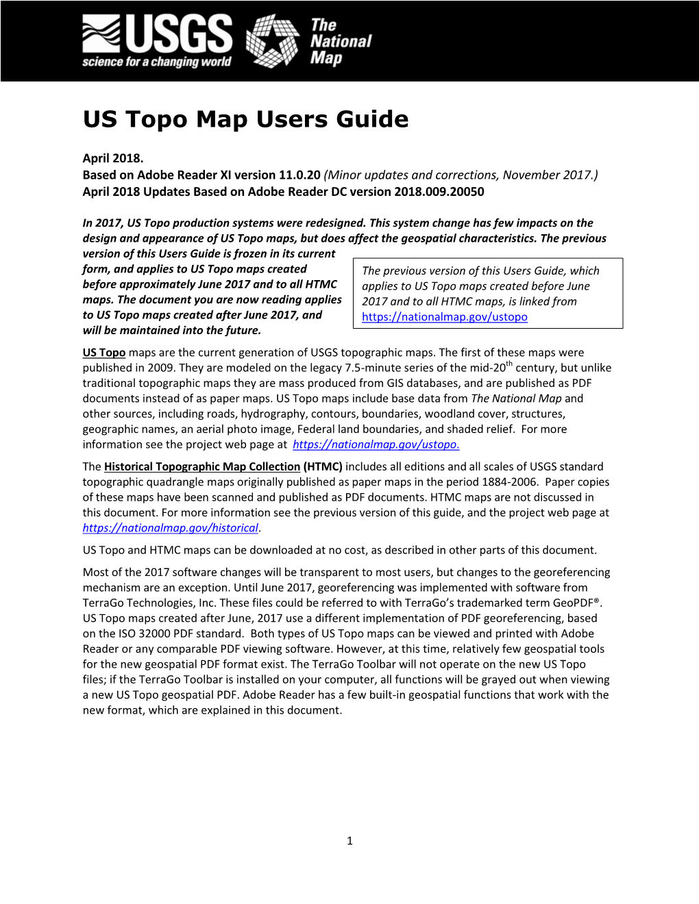 US Topo Map Users Guide