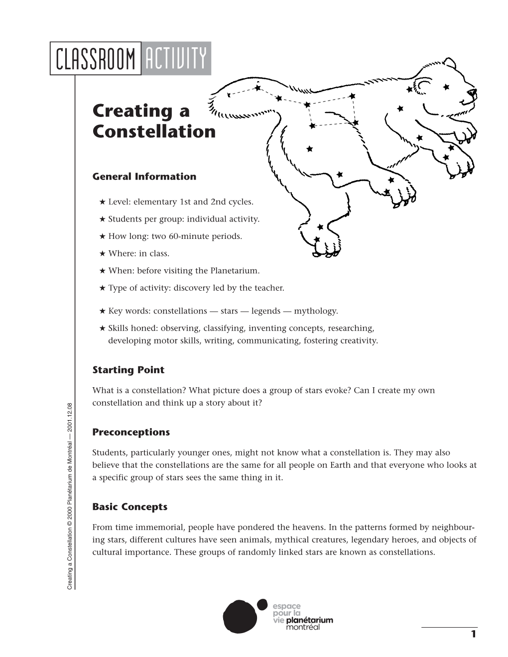 Creating a Constellation