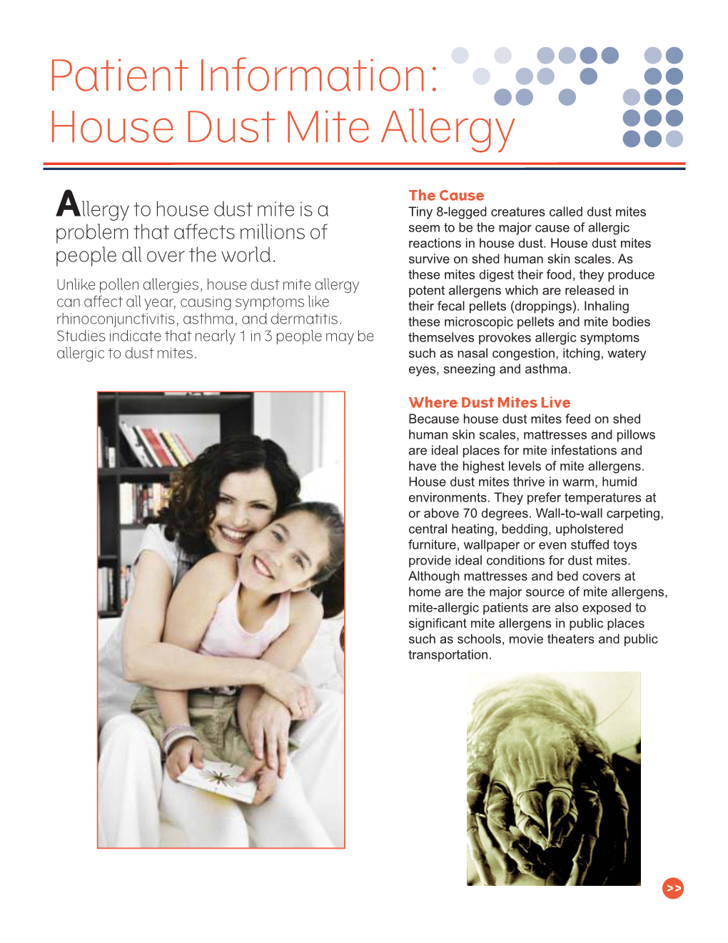 House Dust Mite Allergy