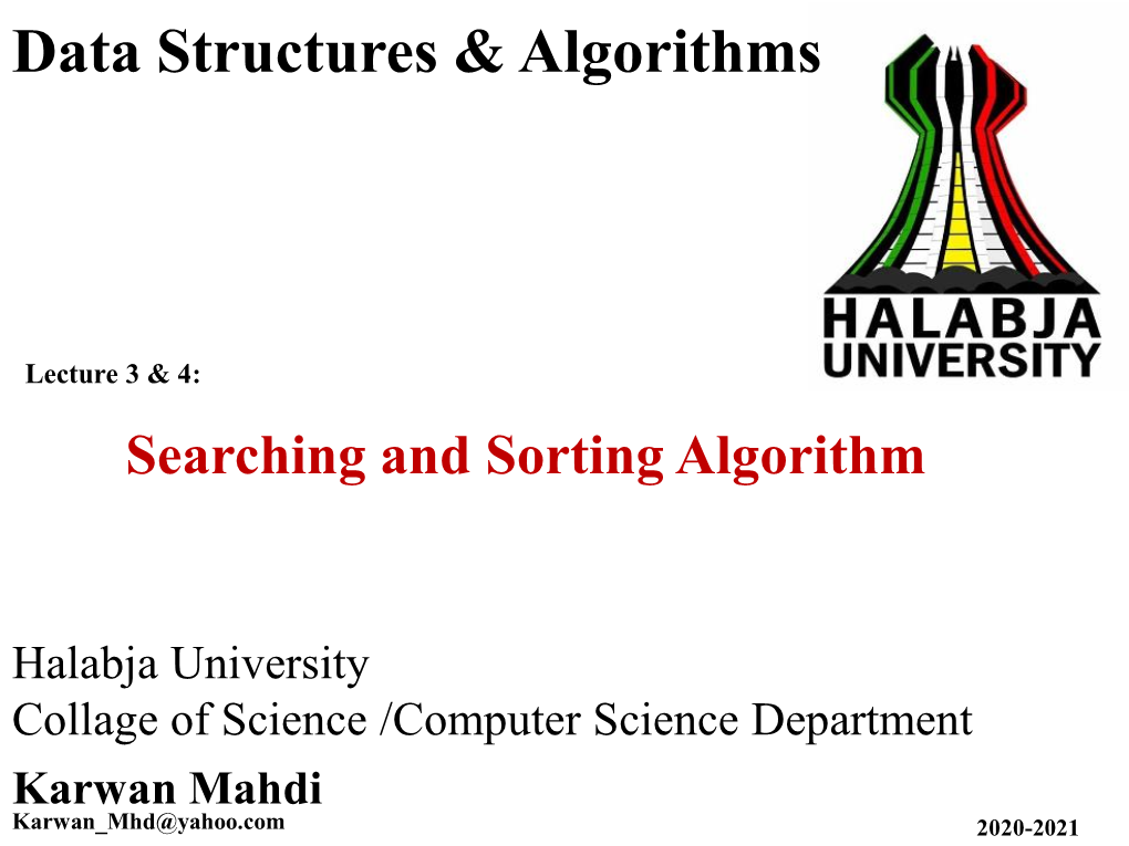 Bubble Sort, Selection Sort, and Insertion Sort