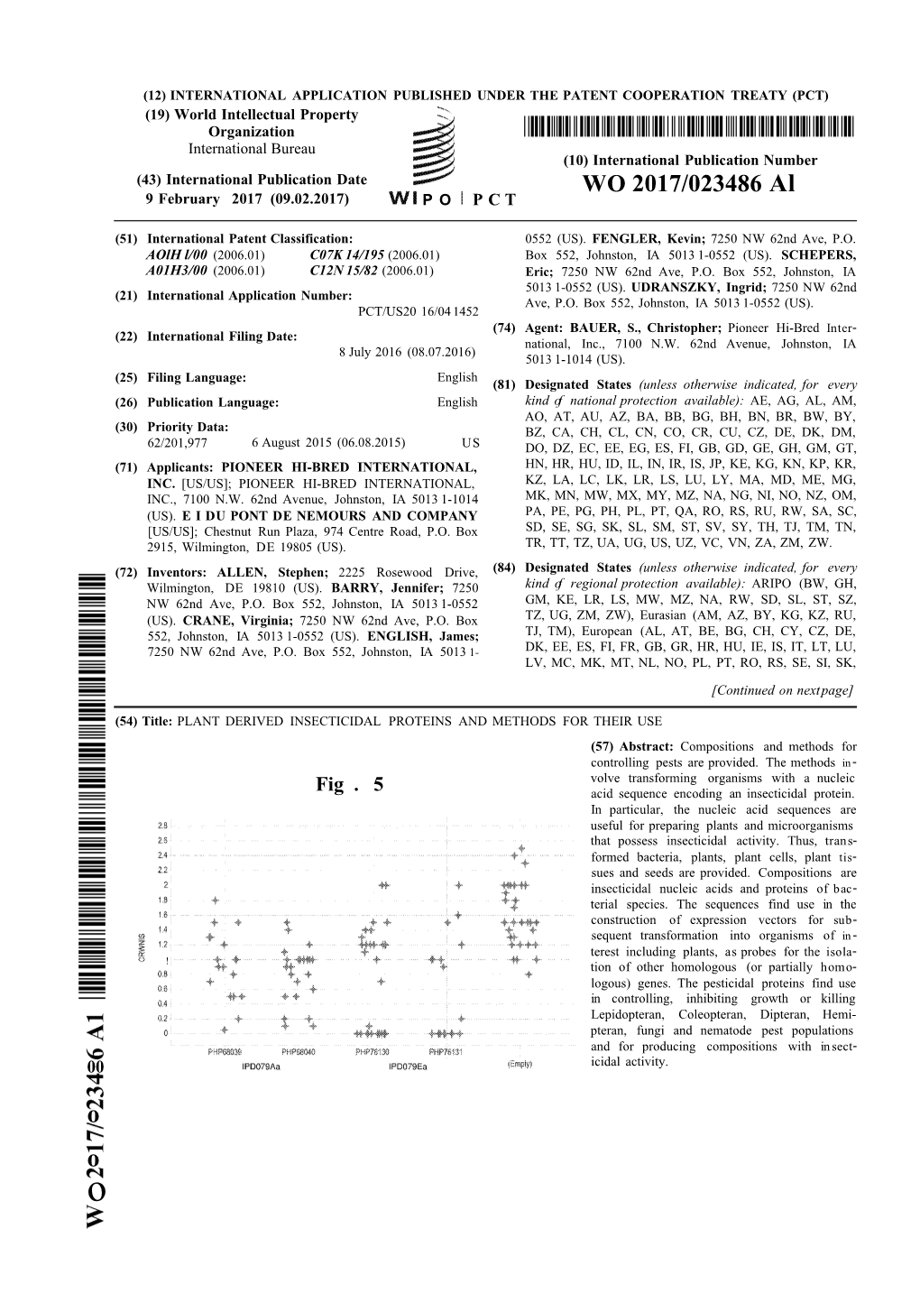 WO 2017/023486 Al 9 February 2017 (09.02.2017) P O P C T