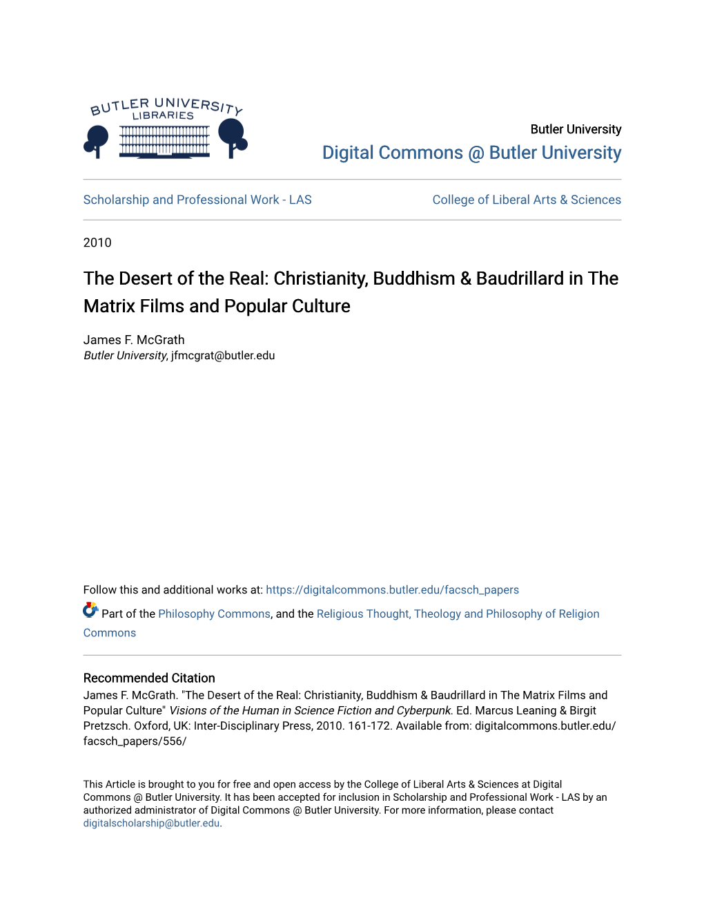 Christianity, Buddhism & Baudrillard in the Matrix Films and Popular Culture