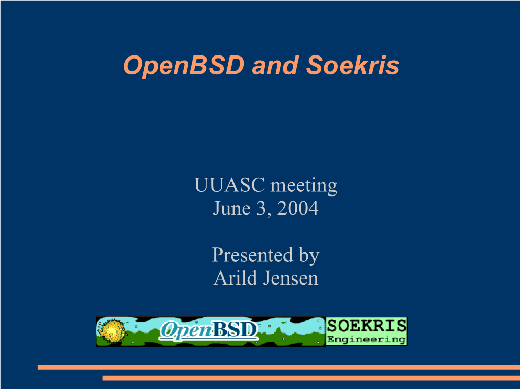 Openbsd and Soekris