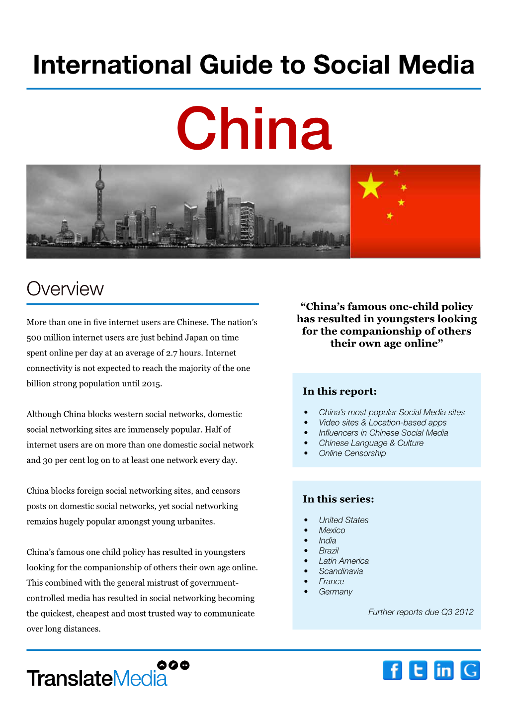 International Guide to Social Media China