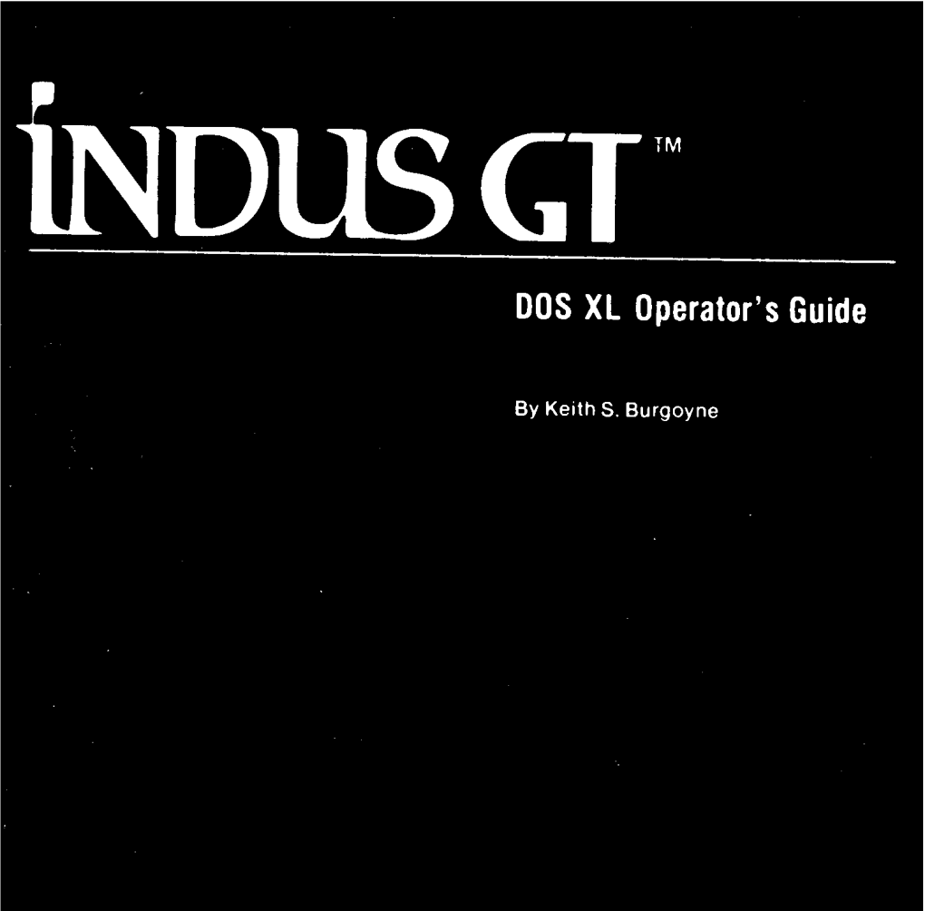Indus GT DOS XL Operators Guide.Pdf