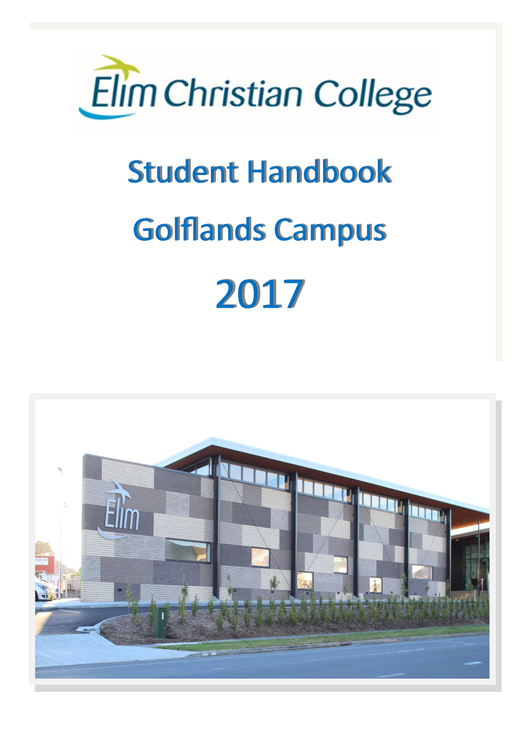 Student Handbook Golflands Campus 2017