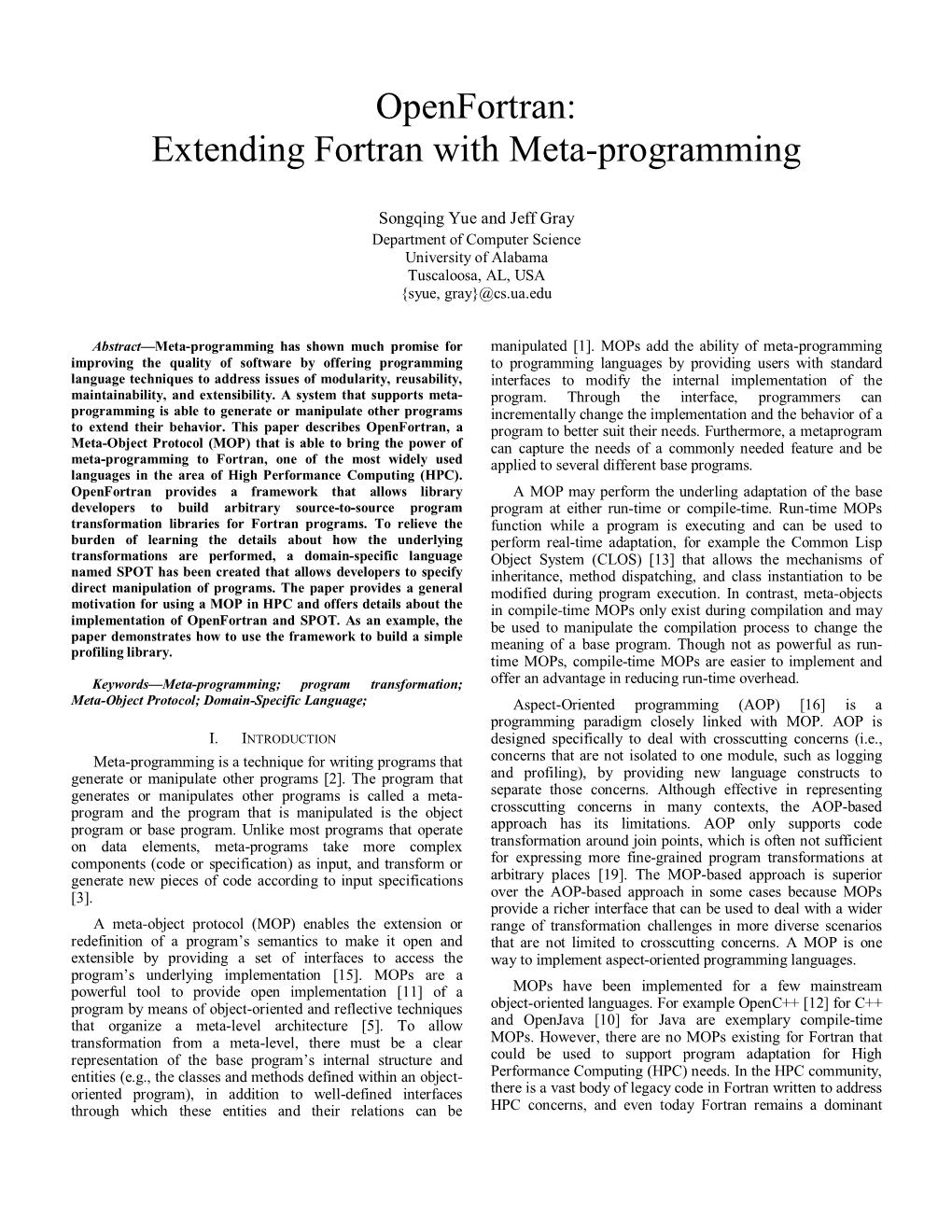 Extending Fortran with Meta-Programming