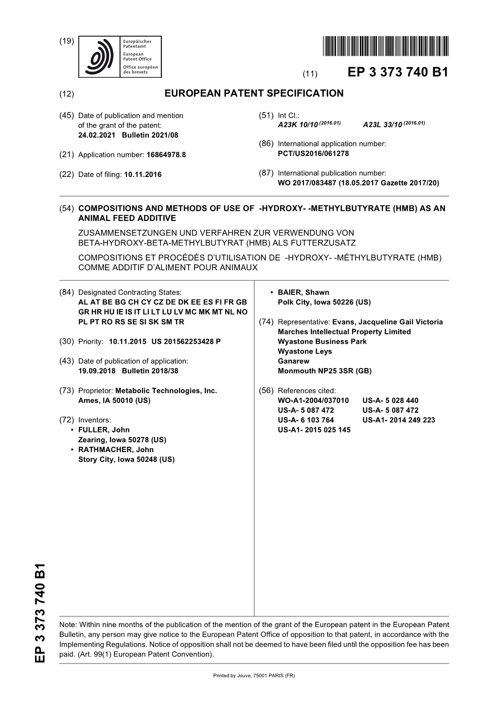 Hydroxy- -Methylbutyrate (Hmb)