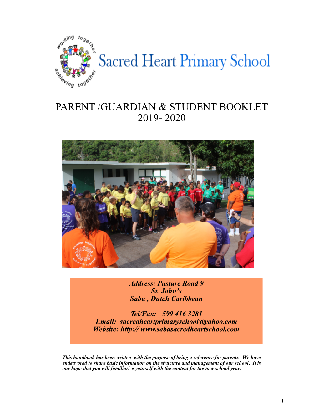 Parent /Guardian & Student Booklet 2019- 2020