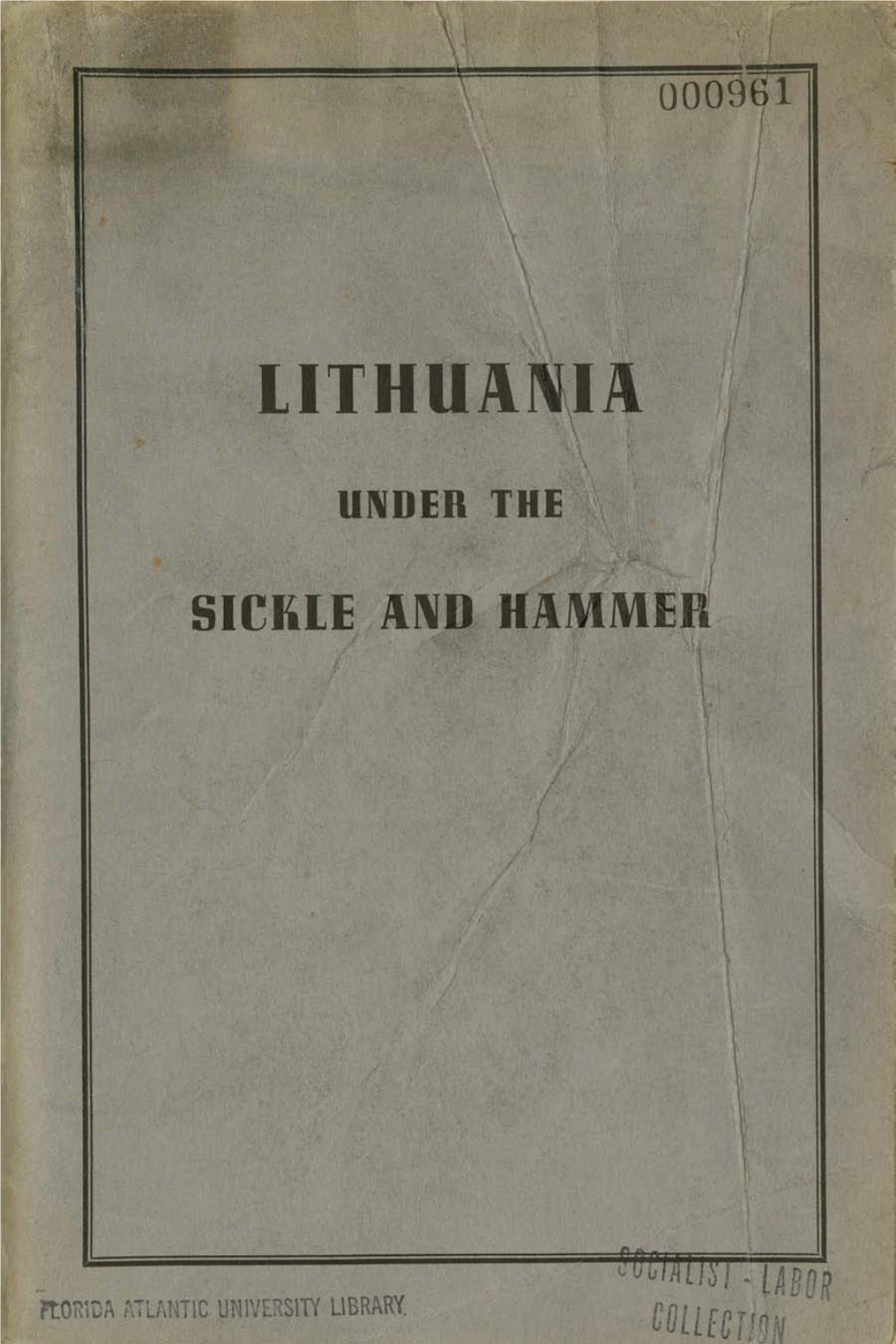 Lithuania Under the Sickle and Hammer