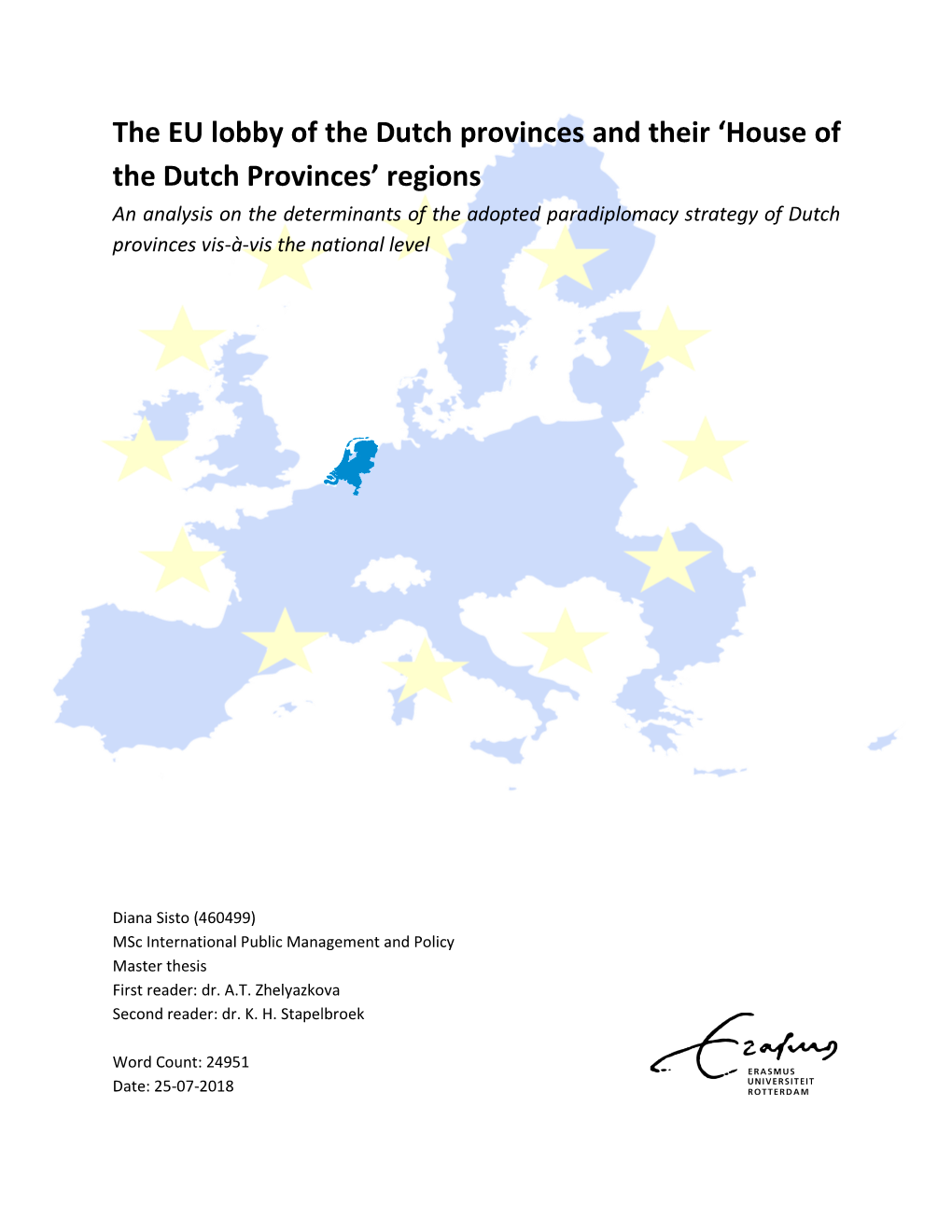 The EU Lobby of the Dutch Provinces and Their