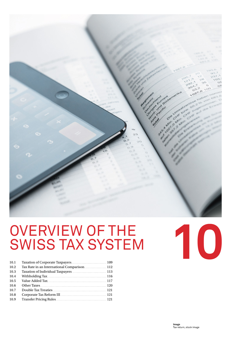 Overview of the SWISS TAX SYSTEM