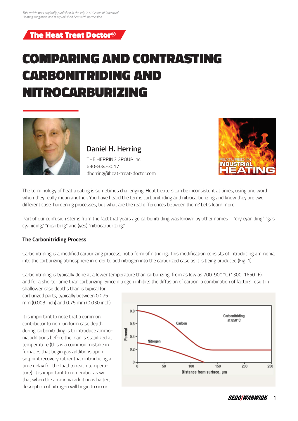 Comparing and Contrasting Carbonitriding and Nitrocarburizing