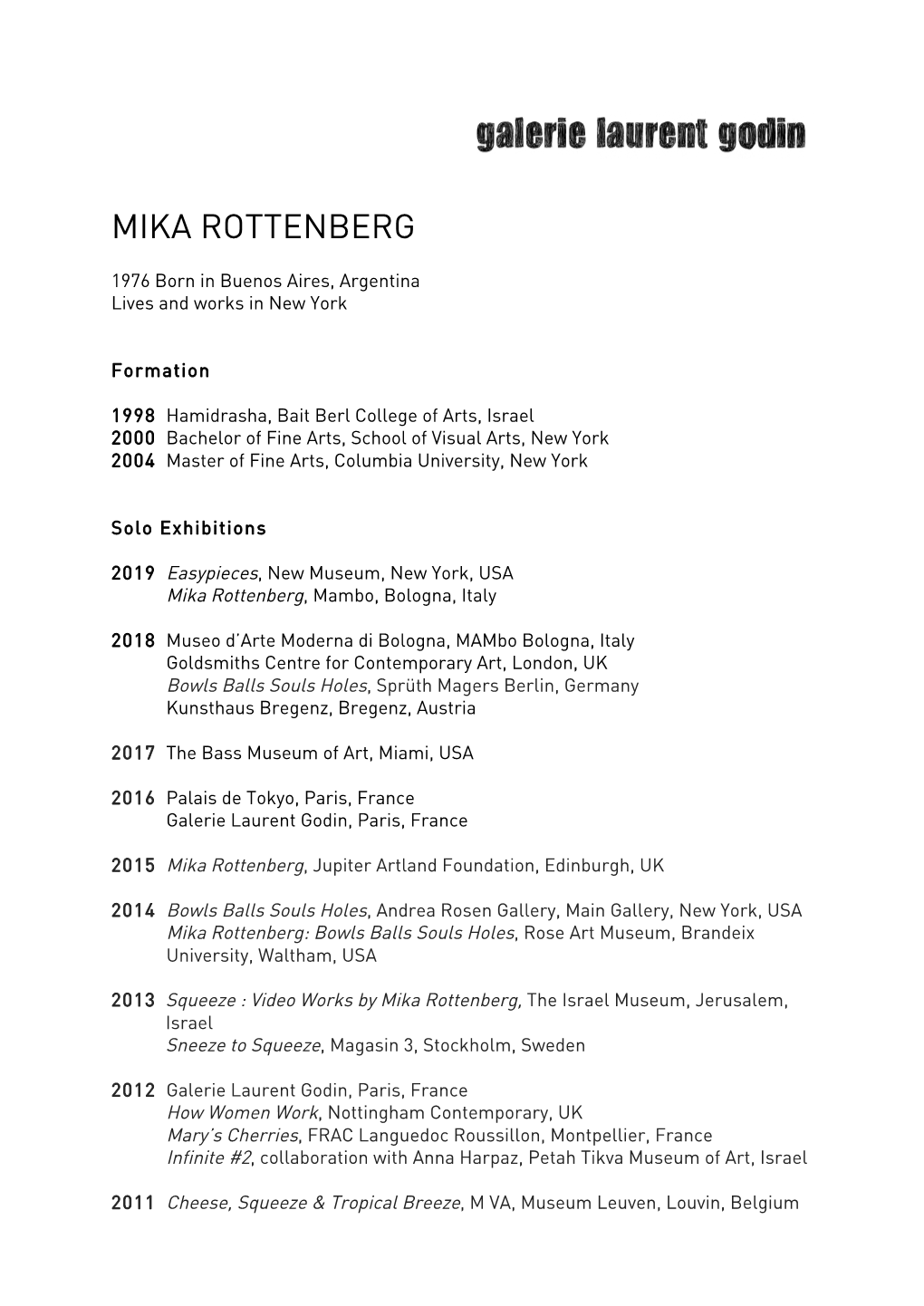 Mika Rottenberg