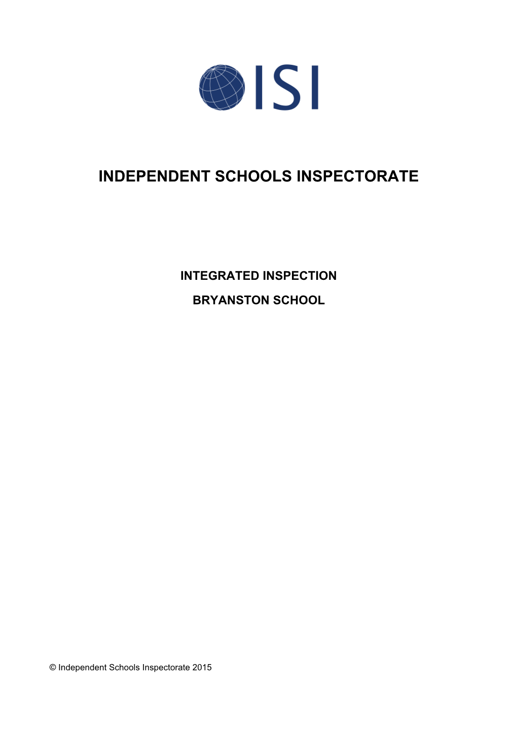 Independent Schools Inspectorate