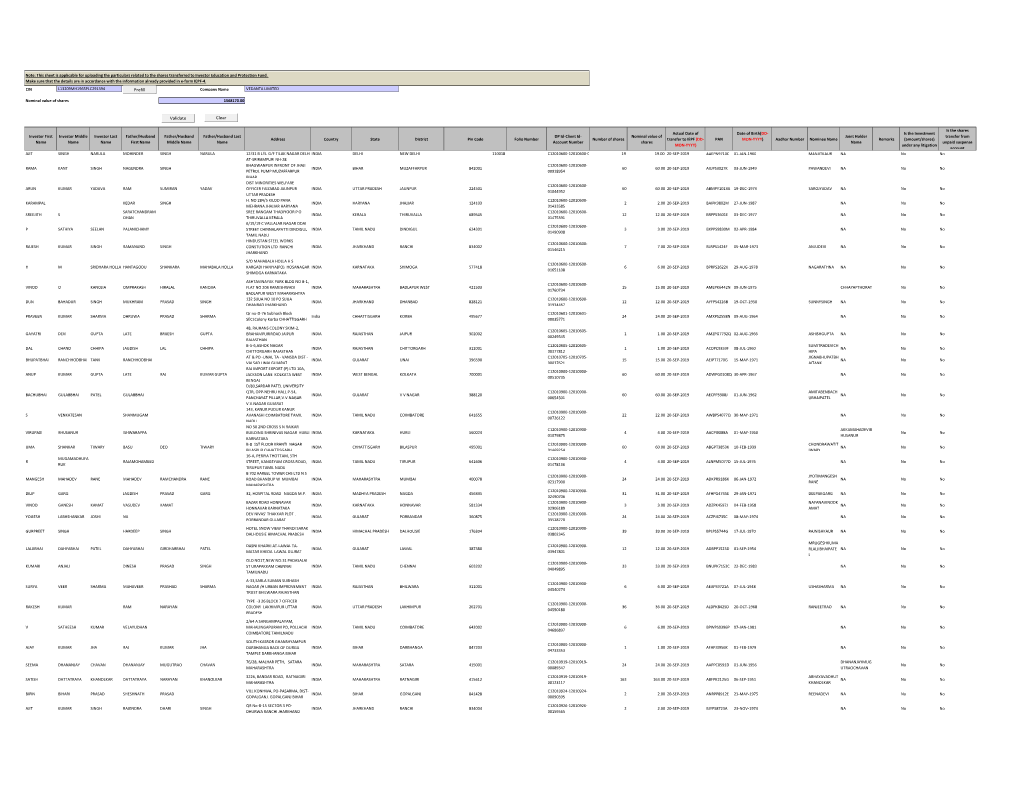 Form IEPF-4 SIIL 23267