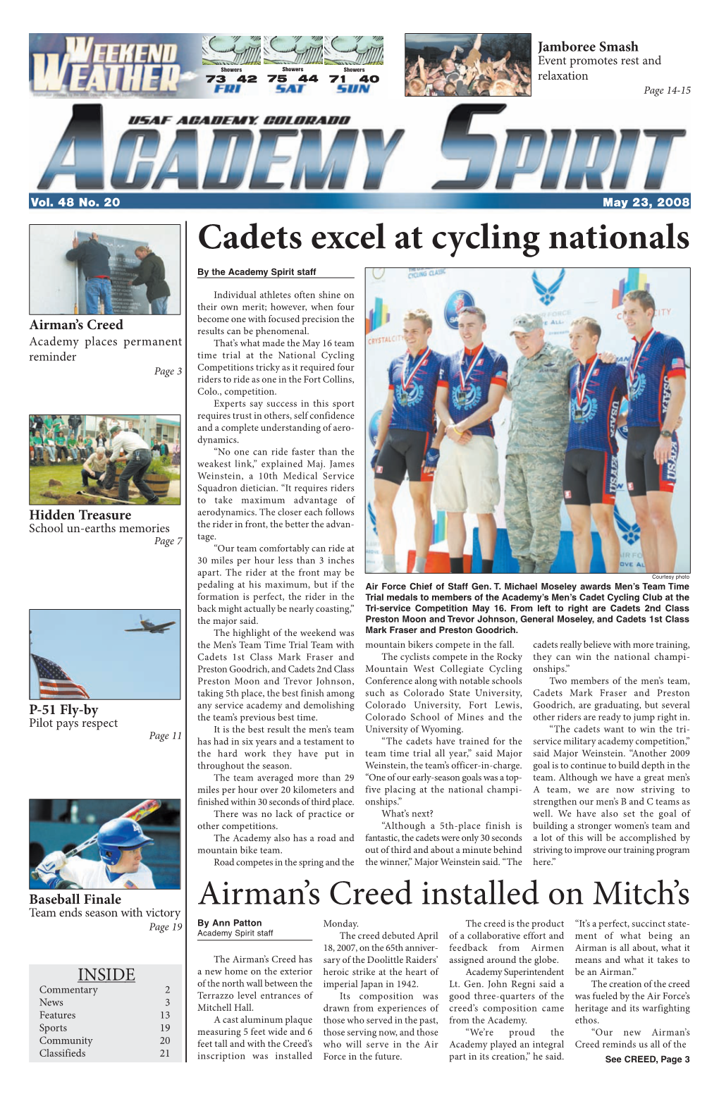 Cadets Excel at Cycling Nationals