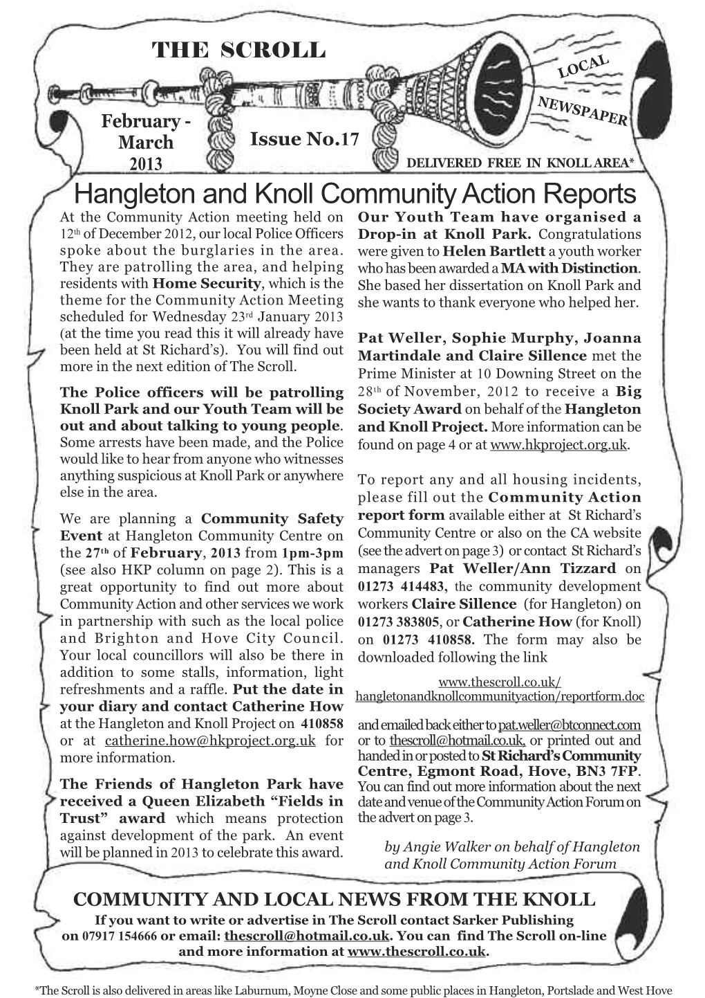 Hangleton and Knoll Community Action Reports