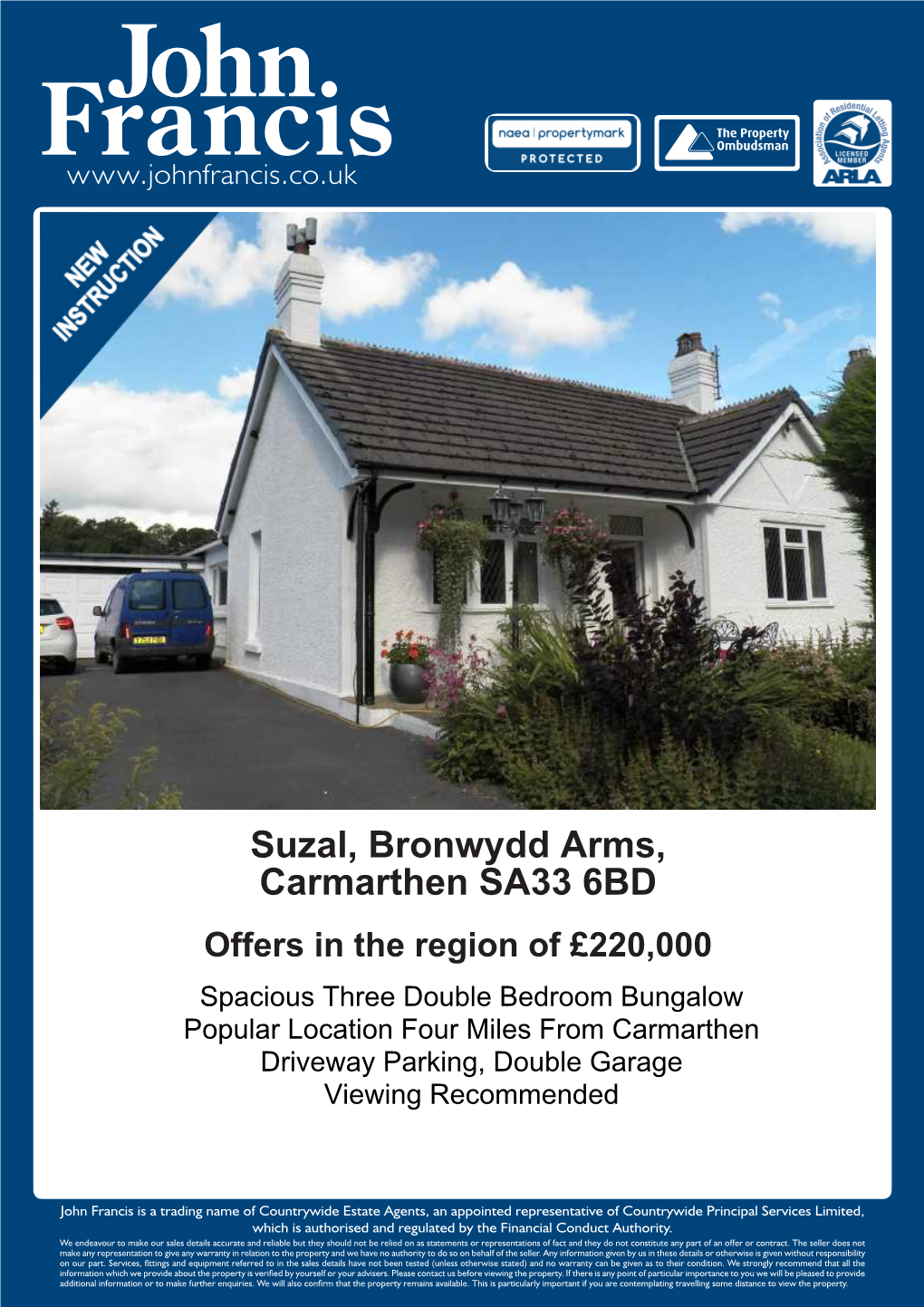 Suzal, Bronwydd Arms, Carmarthen SA33