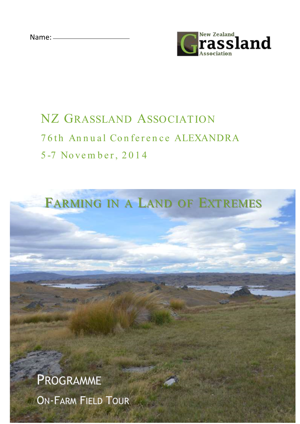 Farming in a Land of Extremes Programme