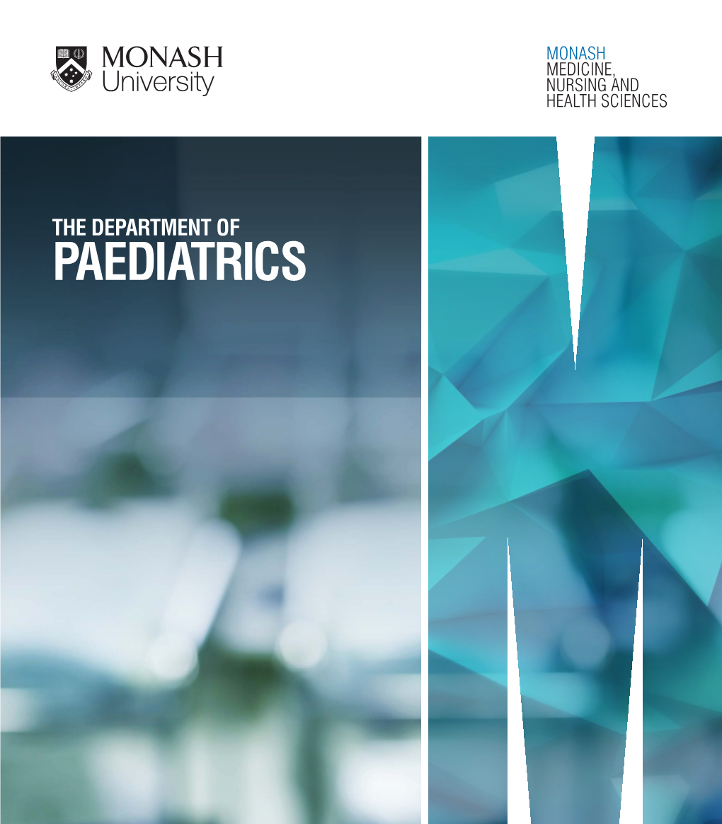 The Department of Paediatrics